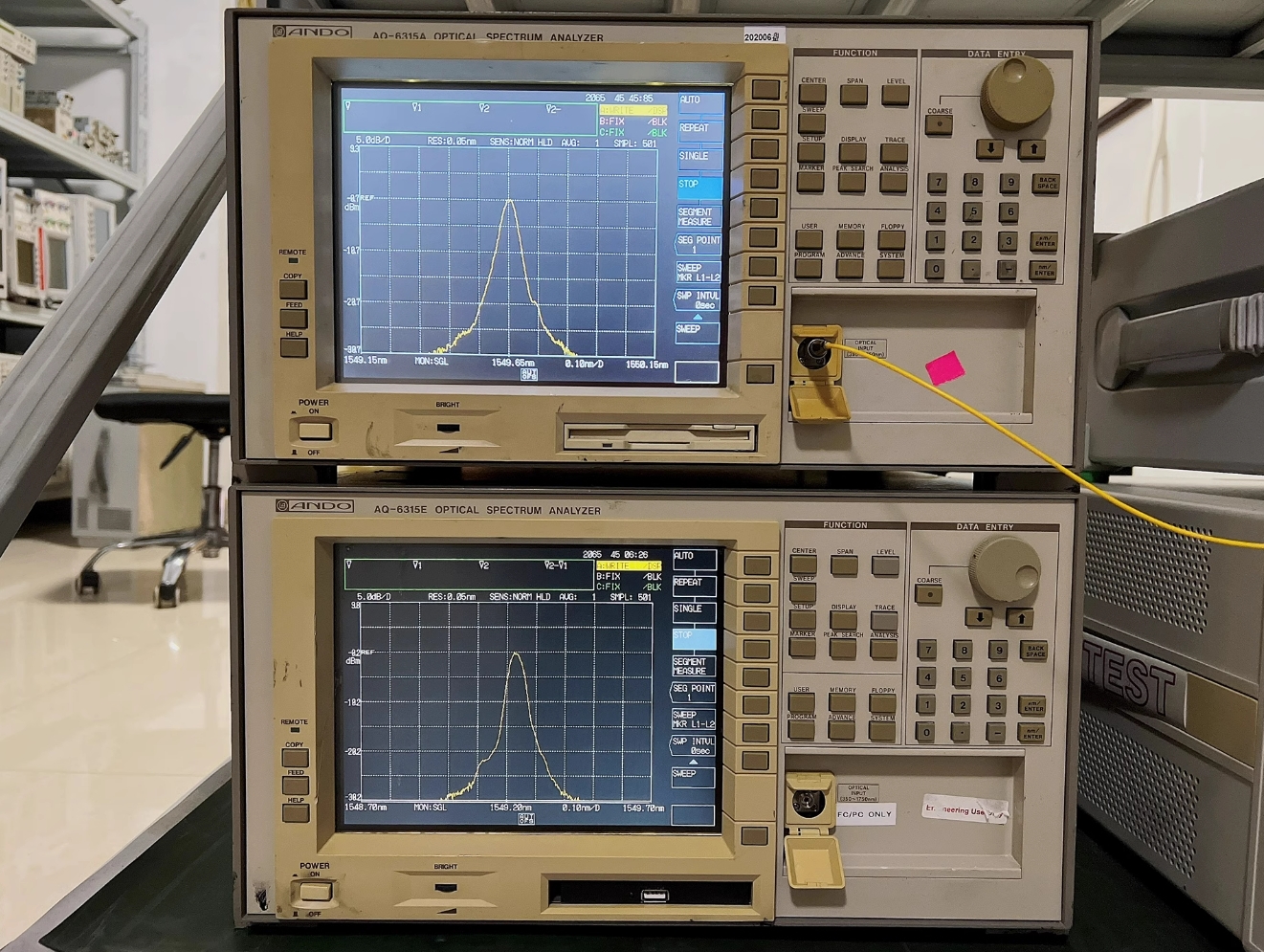 AQ6315A 光谱分析仪 横河(YOKOGAWA) 故障 烟熏  维修案例