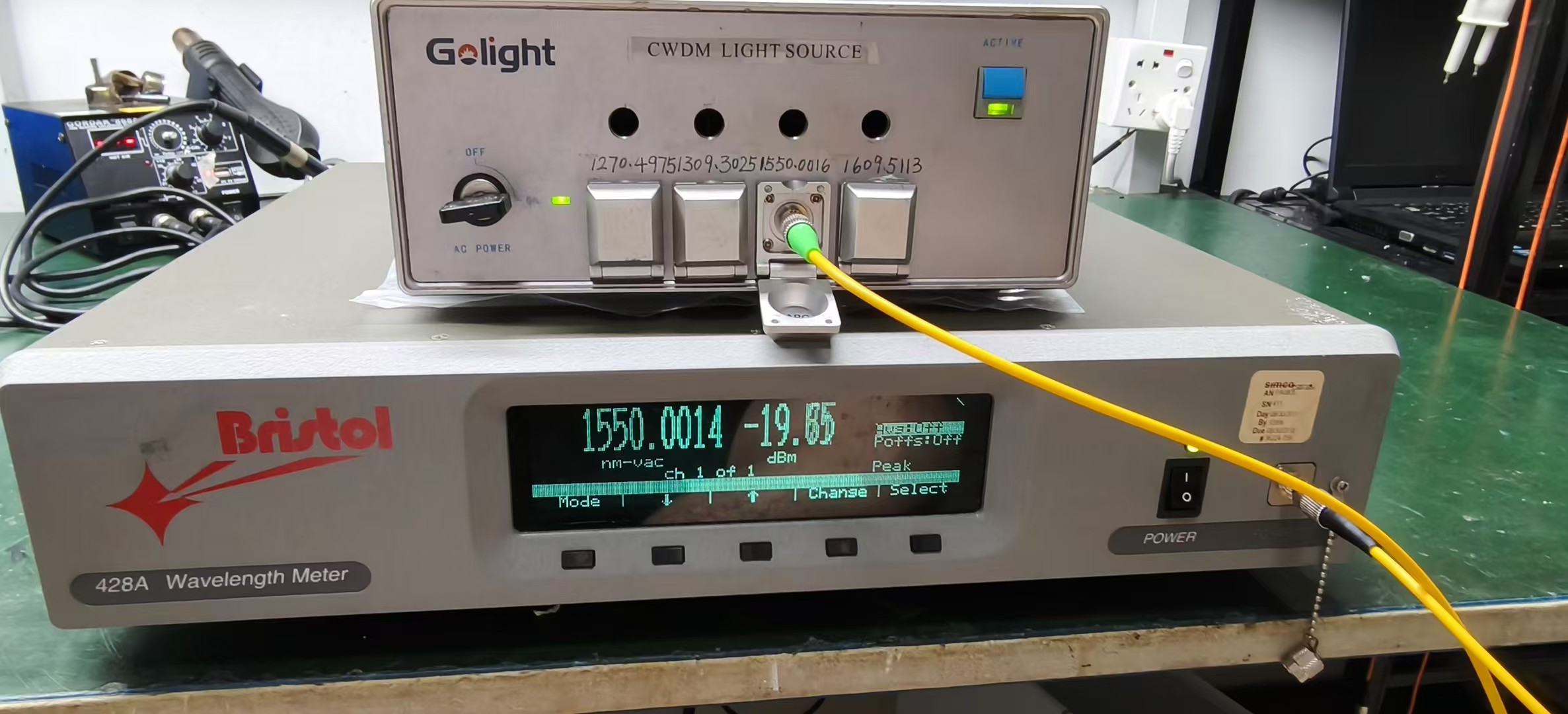 428B Bristol 波长计 测试不稳定 维修案例