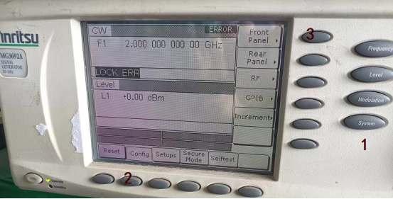 安立MG369和6869系列信号源液晶调节