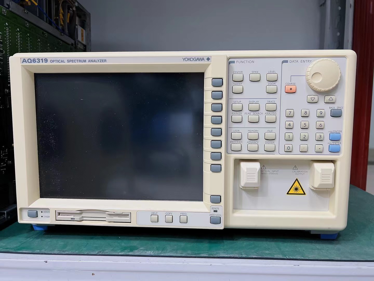 AQ6319光谱分析仪 横河(YOKOGAWA) 故障：波形异常 维修案例