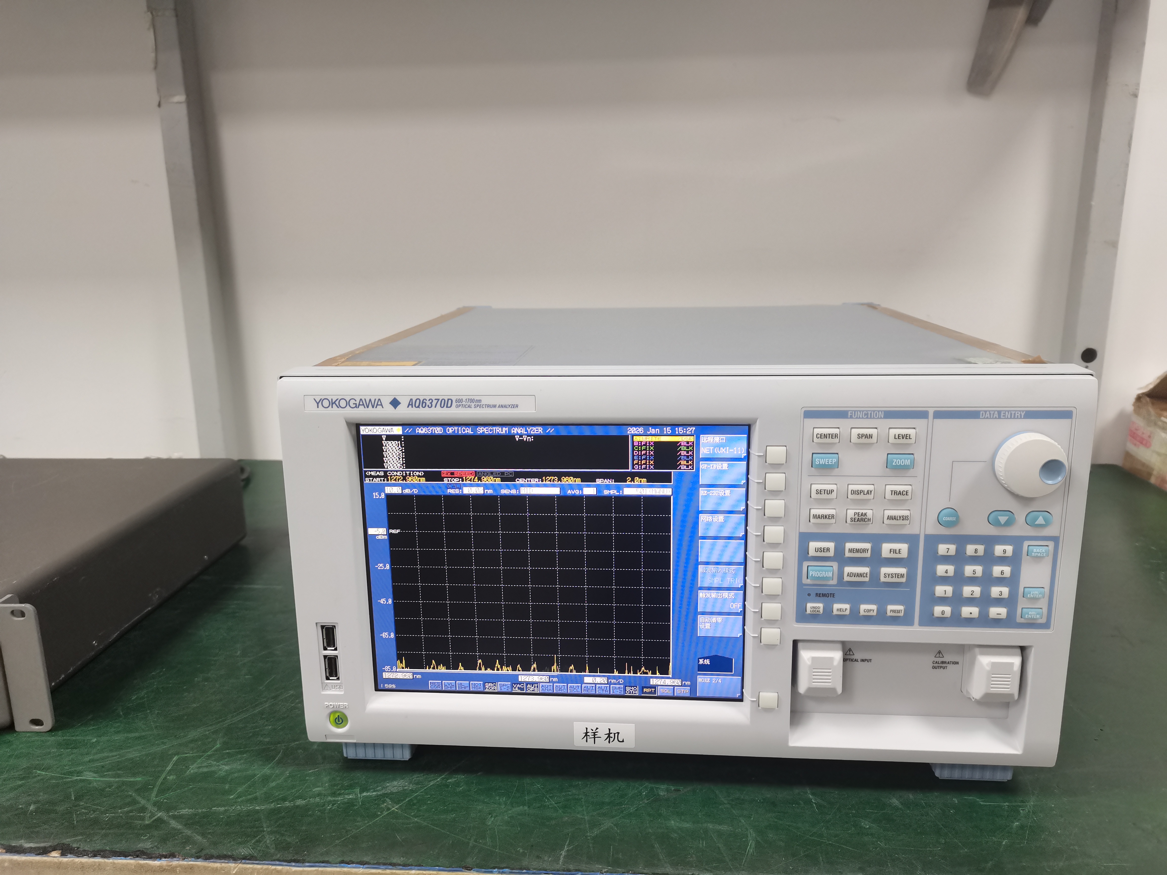 AQ6370 光谱分析仪 横河(YOKOGAWA) 故障：报错222 维修案例