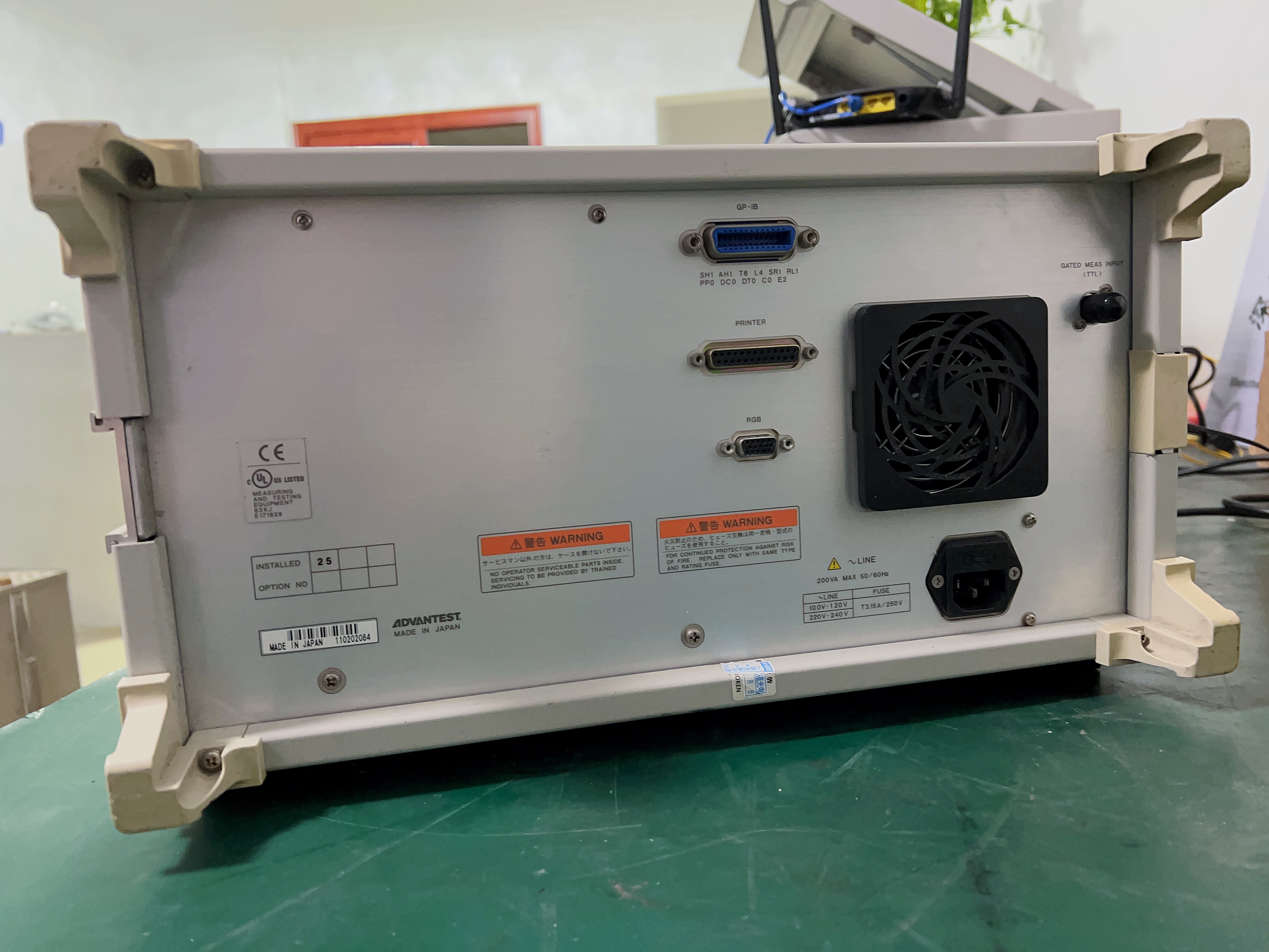 Q8384光谱分析仪爱德万Advantes卡死按键坏故障故障