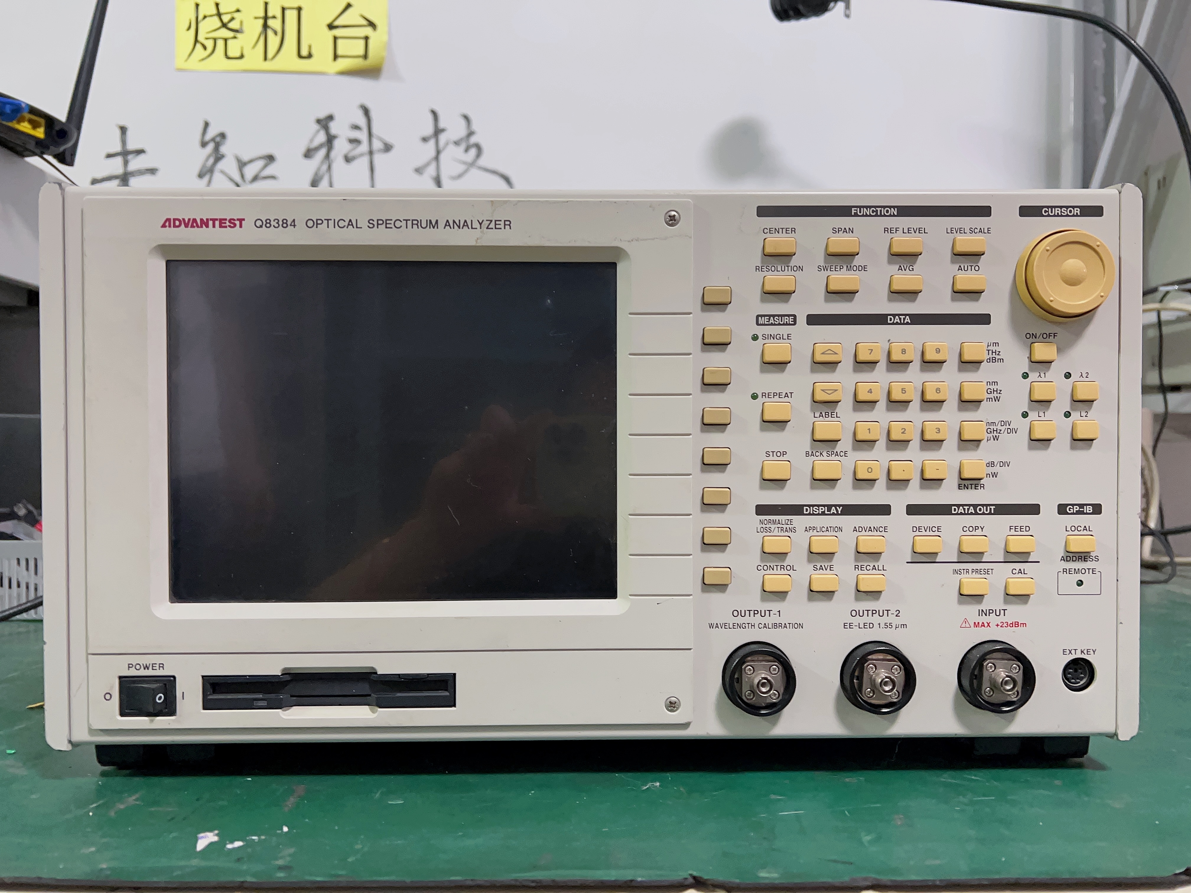 Q8384光谱分析仪爱德万Advantest校准不过故障维修