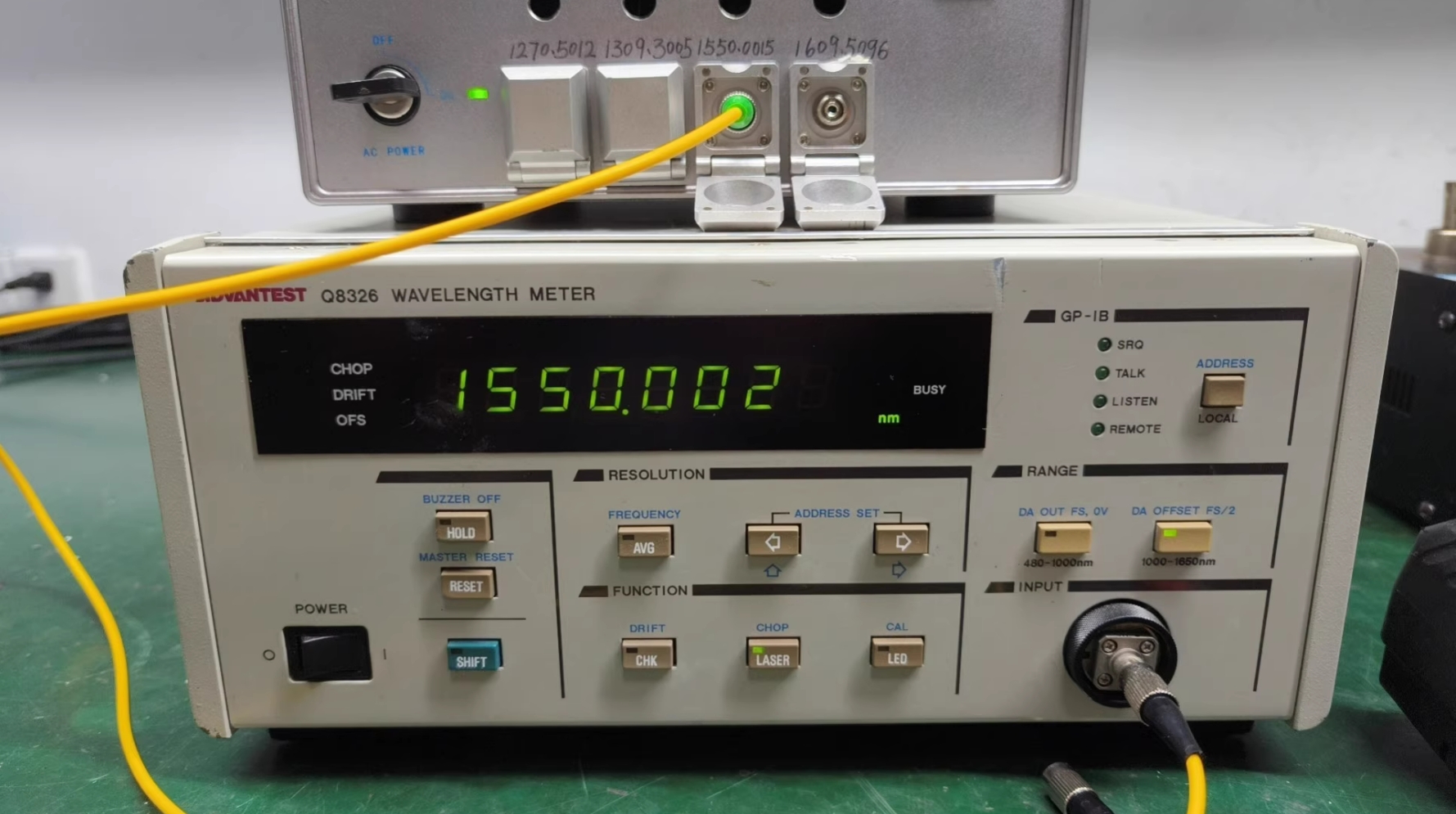 Q8326光波长计爱德万Advantest开机报错故障维修案例