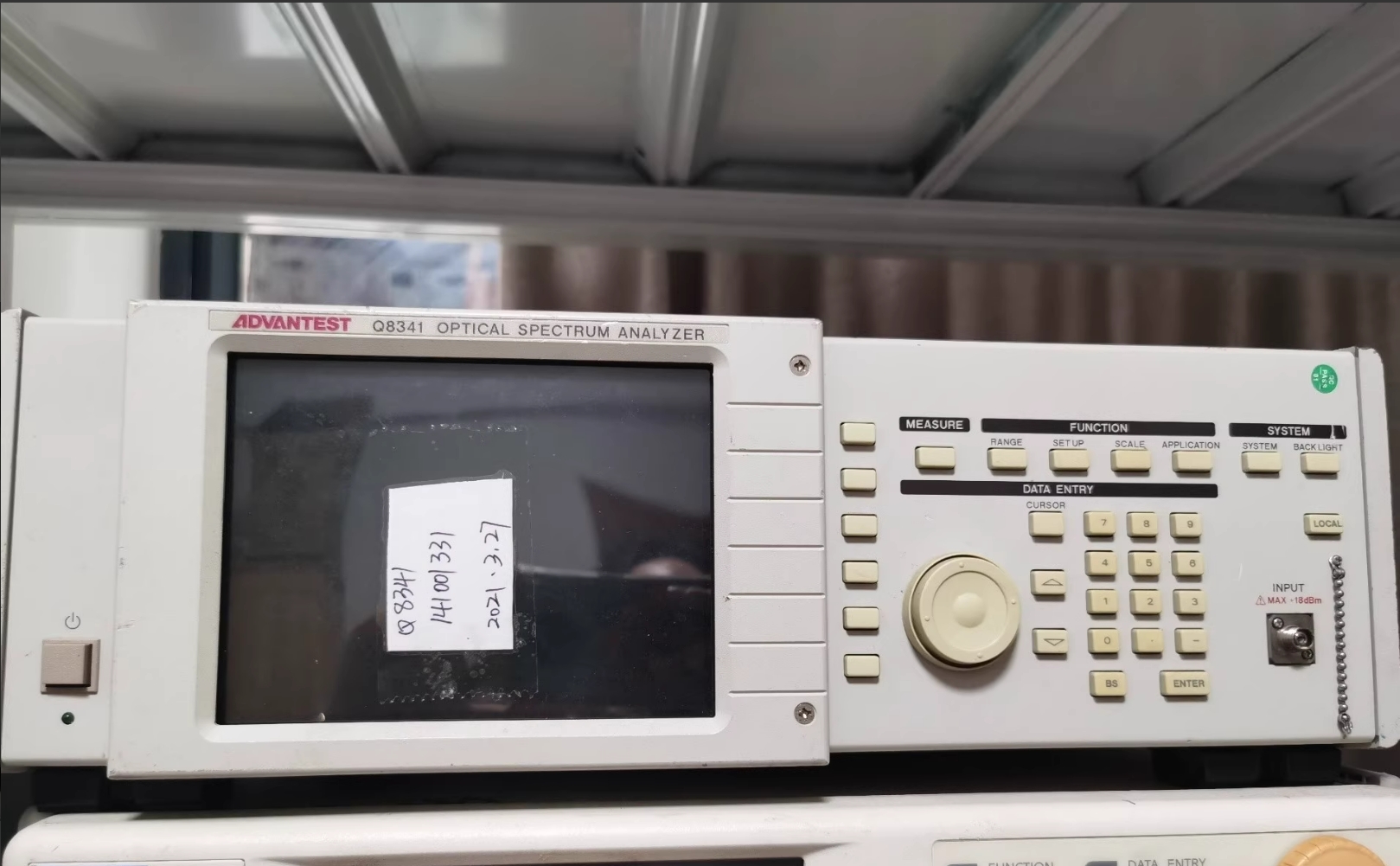 Q8341光波长计爱德万Advantest光管报错问题故障维修案例