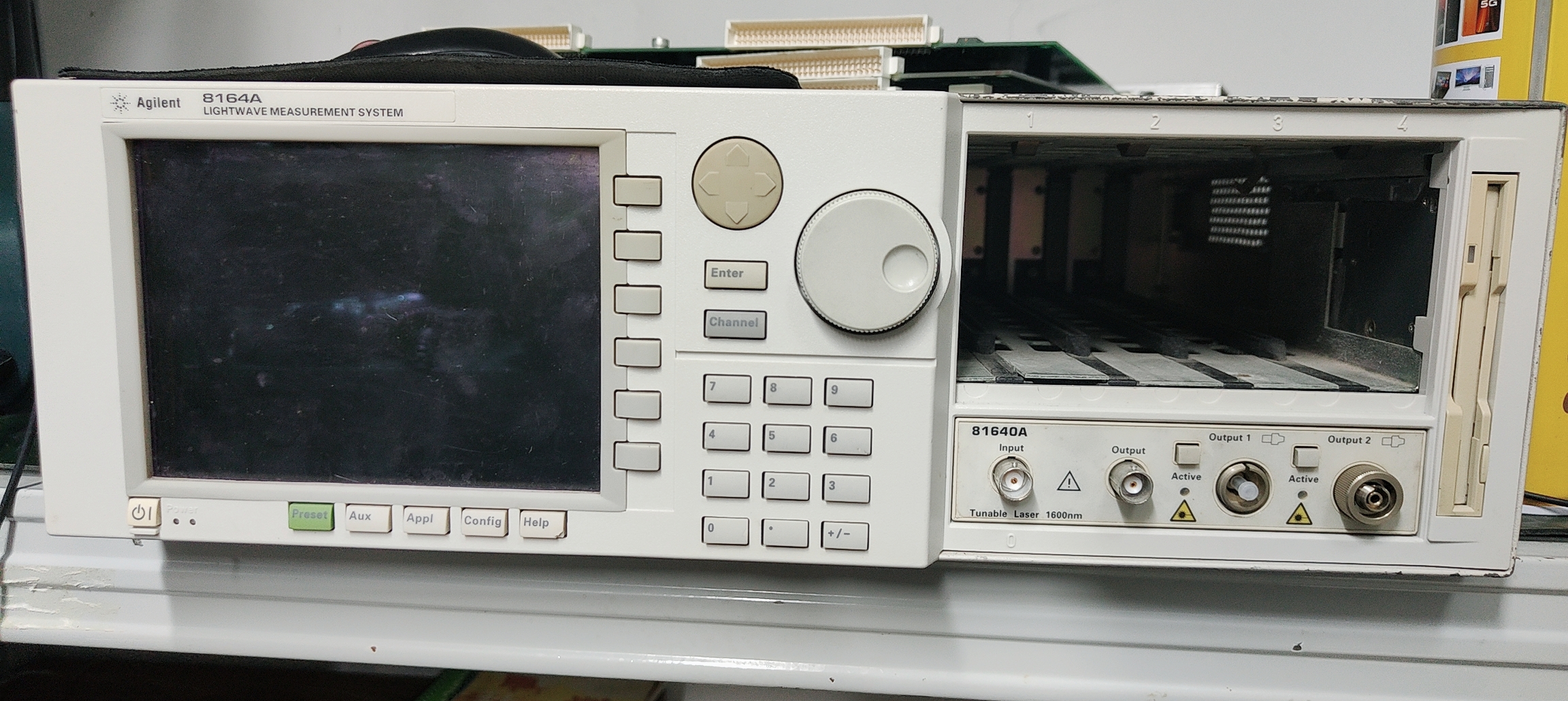 81640A是德Keysight可调谐激光器报错故障维修案例